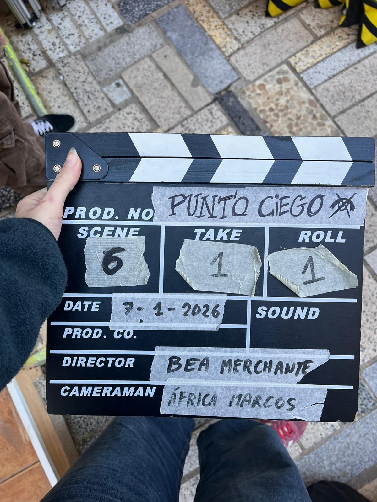 Fotografía de la claqueta